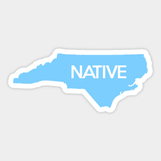 North Carolina Native NC Blue Sticker